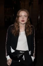 SADIE SINK Night Out in Paris 06/30/2018