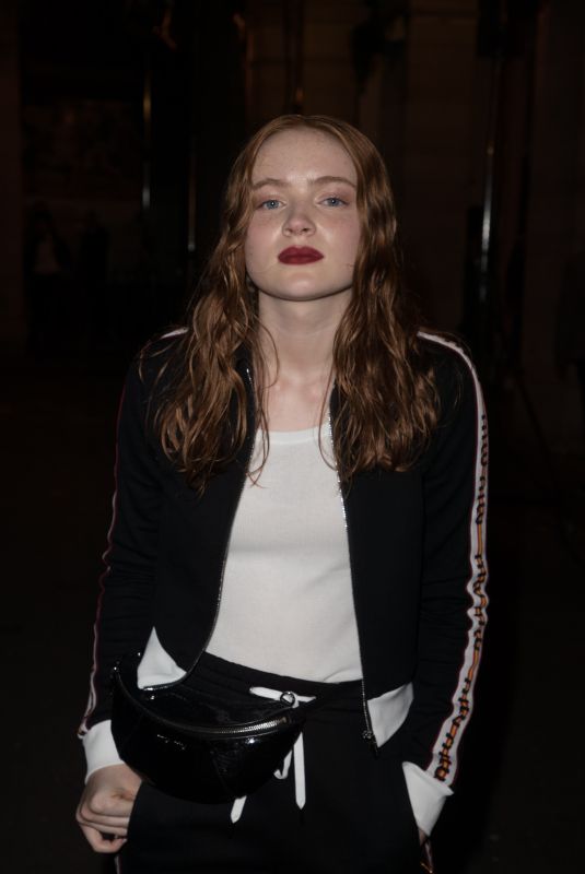 SADIE SINK Night Out in Paris 06/30/2018