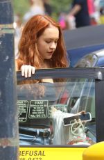 SADIE STANLEY Hops in a Taxi in Vancouver 07/01/2018