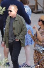 SALMA HAYEK Out and About in Barcelona 06/29/2018