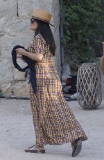 SALMA HAYEK Out and About in Barcelona 06/29/2018