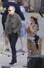 SALMA HAYEK Out and About in Barcelona 06/29/2018