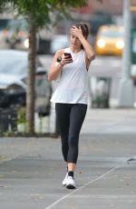 SARA SAMPAIO Heading to a Gym in New York 07/15/2018