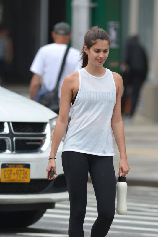 SARA SAMPAIO Heading to a Gym in New York 07/15/2018