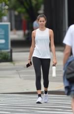 SARA SAMPAIO Heading to a Gym in New York 07/15/2018