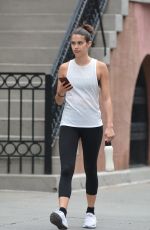 SARA SAMPAIO Heading to a Gym in New York 07/15/2018
