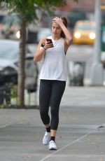 SARA SAMPAIO Heading to a Gym in New York 07/15/2018