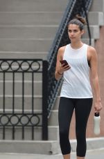 SARA SAMPAIO Heading to a Gym in New York 07/15/2018