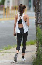 SARA SAMPAIO Heading to a Gym in New York 07/15/2018