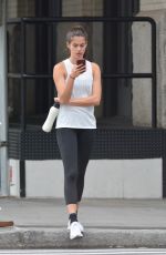 SARA SAMPAIO Heading to a Gym in New York 07/15/2018