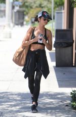 SARAH HYLAND Arrives at a Gym in Los Angeles 07/11/2018