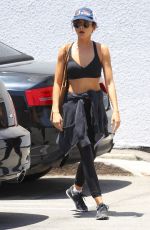 SARAH HYLAND Arrives at a Gym in Los Angeles 07/11/2018