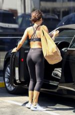 SARAH HYLAND Leaves a Gym in Los Angeles 07/25/2018