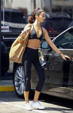 SARAH HYLAND Leaves a Gym in Los Angeles 07/25/2018