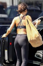 SARAH HYLAND Leaves a Gym in Los Angeles 07/25/2018