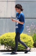 SARAH HYLAND Leaves Set of The Wedding Year in Los Angeles 07/02/2018
