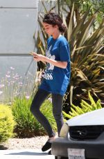 SARAH HYLAND Leaves Set of The Wedding Year in Los Angeles 07/02/2018