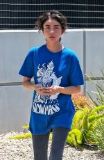 SARAH HYLAND Leaves Set of The Wedding Year in Los Angeles 07/02/2018