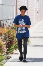 SARAH HYLAND Leaves Set of The Wedding Year in Los Angeles 07/02/2018