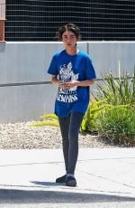 SARAH HYLAND Leaves Set of The Wedding Year in Los Angeles 07/02/2018