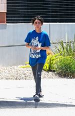SARAH HYLAND Leaves Set of The Wedding Year in Los Angeles 07/02/2018