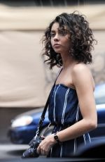 SARAH HYLAND on the Set of Final Scene for The Wedding Year in Los Angeles 07/10/2018
