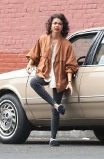 SARAH HYLAND on the Set of The Wedding Year in Los Angeles 07/09/2018