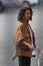 SARAH HYLAND on the Set of The Wedding Year in Los Angeles 07/09/2018