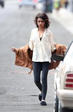 SARAH HYLAND on the Set of The Wedding Year in Los Angeles 07/09/2018