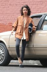 SARAH HYLAND on the Set of The Wedding Year in Los Angeles 07/09/2018