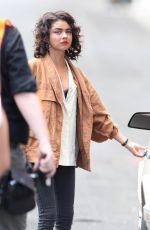 SARAH HYLAND on the Set of The Wedding Year in Los Angeles 07/09/2018
