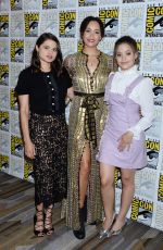 SARAH JEFFERY at Charmed Photocall at Comic-con in San Diego 07/19/2018