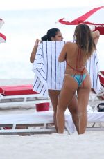 SARAH KOHAN in Bikini at a Beach in Miami 07/19/2018