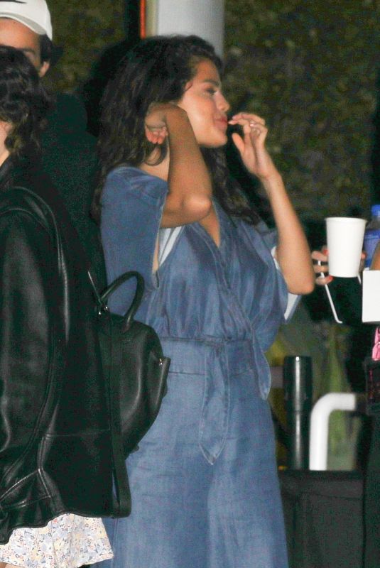 SELENA GOMEZ and Caleb Stevens at Forum in Inglewood 07/22/2018