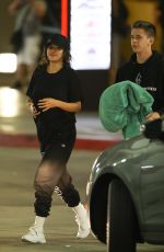 SELENA GOMEZ and Caleb Stevens Night Out in Los Angeles 07/27/2018