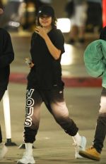 SELENA GOMEZ and Caleb Stevens Night Out in Los Angeles 07/27/2018