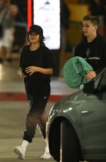 SELENA GOMEZ and Caleb Stevens Night Out in Los Angeles 07/27/2018