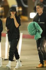 SELENA GOMEZ and Caleb Stevens Night Out in Los Angeles 07/27/2018