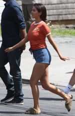 SELENA GOMEZ on the Set of The Dead Don