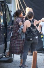 SELENA GOMEZ on the Set of The Dead Don