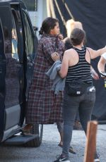 SELENA GOMEZ on the Set of The Dead Don
