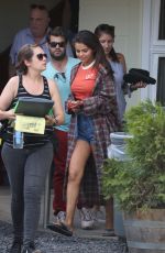 SELENA GOMEZ on the Set of The Dead Don