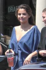 SELENA GOMEZ Out and About in Malibu 07/24/2018