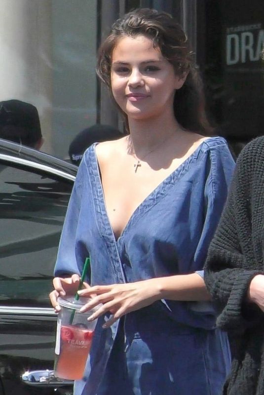 SELENA GOMEZ Out and About in Malibu 07/24/2018