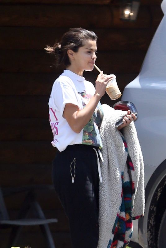 SELENA GOMEZ Out in New York 07/12/2018