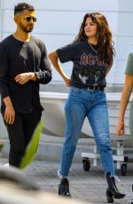 SELENA GOMEZ Shopping at a Mall in Santa Monica 07/29/2018