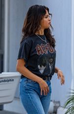 SELENA GOMEZ Shopping at a Mall in Santa Monica 07/29/2018