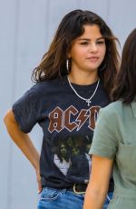 SELENA GOMEZ Shopping at a Mall in Santa Monica 07/29/2018