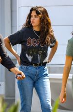 SELENA GOMEZ Shopping at a Mall in Santa Monica 07/29/2018