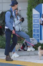 SELENA GOMEZ, VANESSA HUDGENS and  Austin Butler Out in Los Angeles 07/13/2018